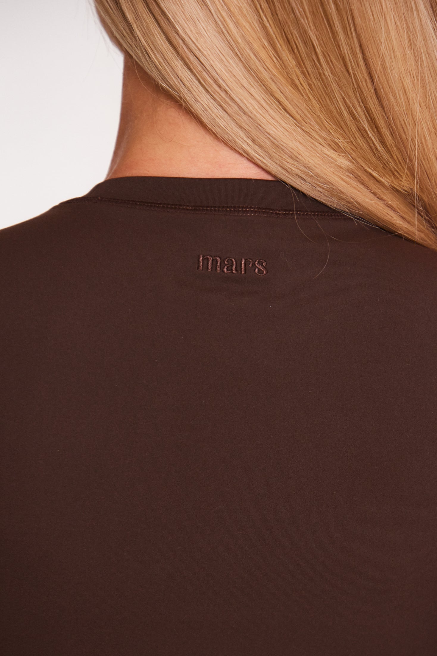 The Sculpt Long Sleeve Tee in Brown