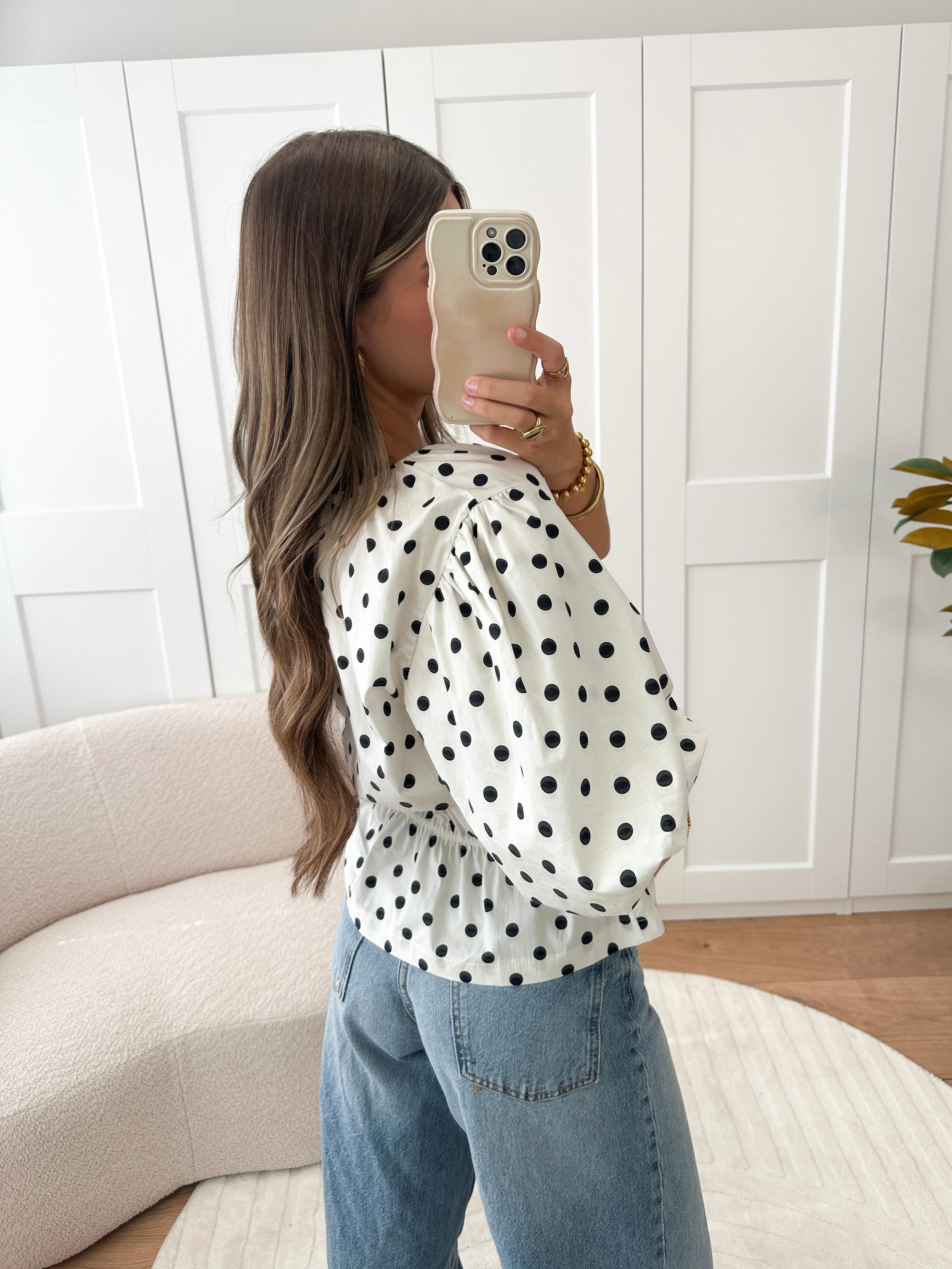 Celeste | Dotted Blouse