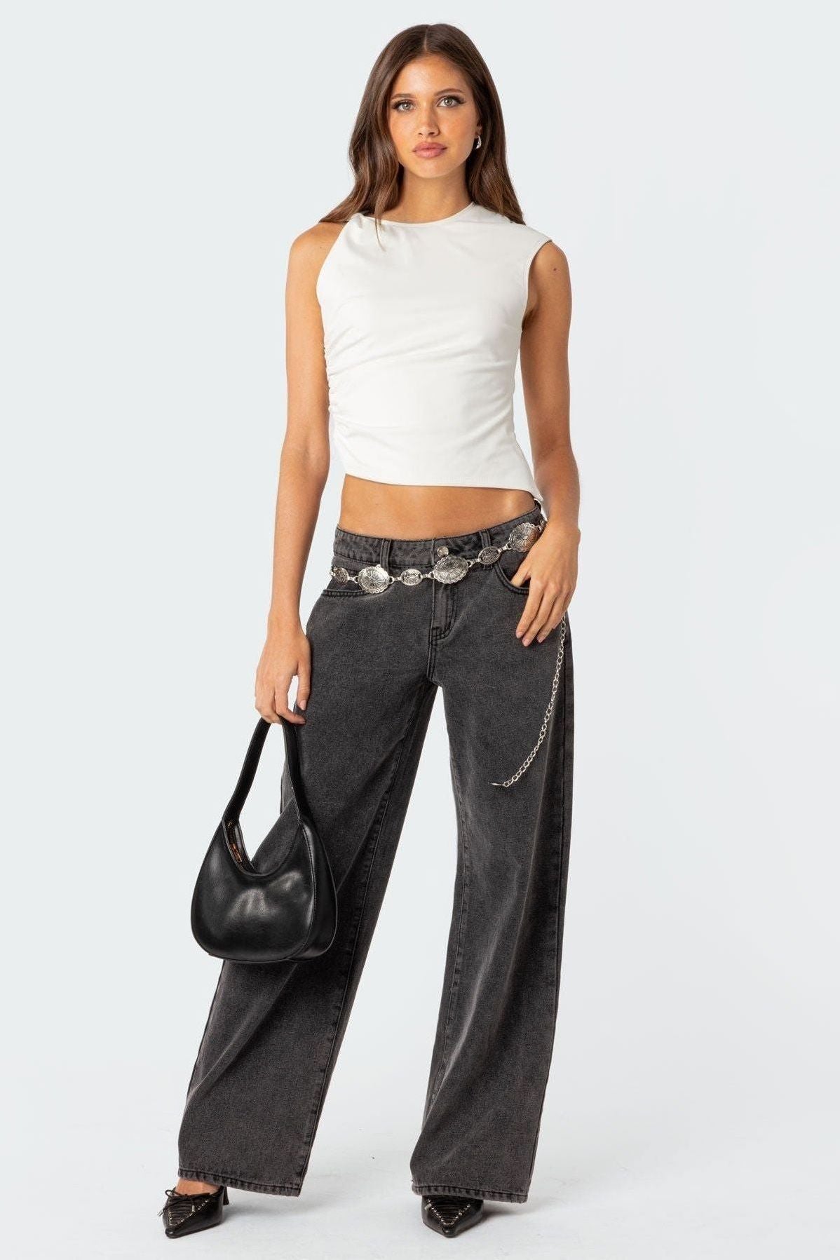 Mia | Washed Low Rise Jeans