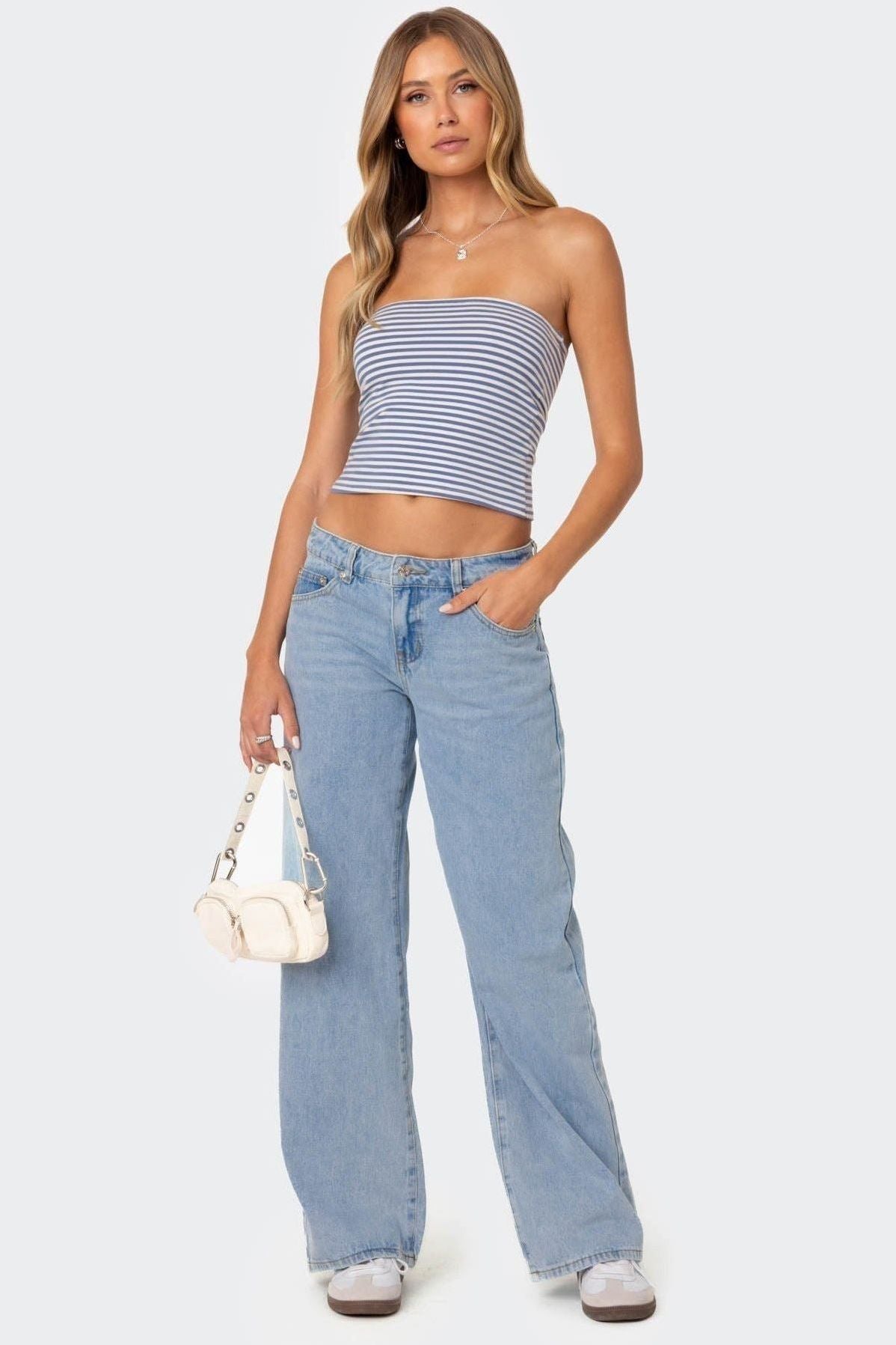 Mia | Washed Low Rise Jeans