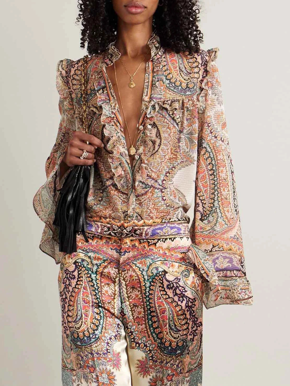 Aurelia – Luxe Silk-Inspired Co-Ord Set