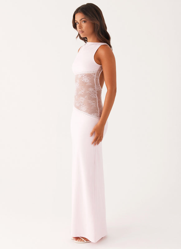 Noelia | Elegant Maxi Dress with Lace Details