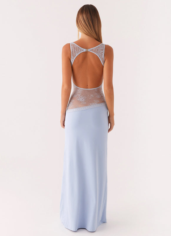 Noelia | Elegant Maxi Dress with Lace Details