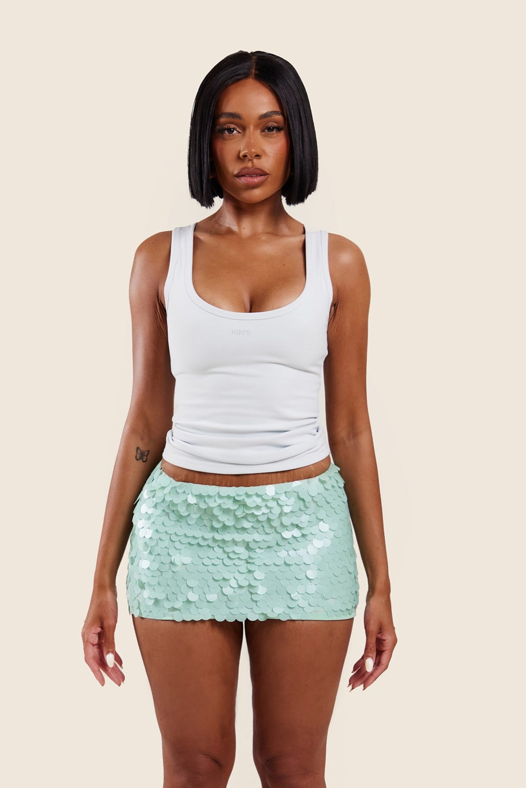 The Sculpt Vest in Baby Blue