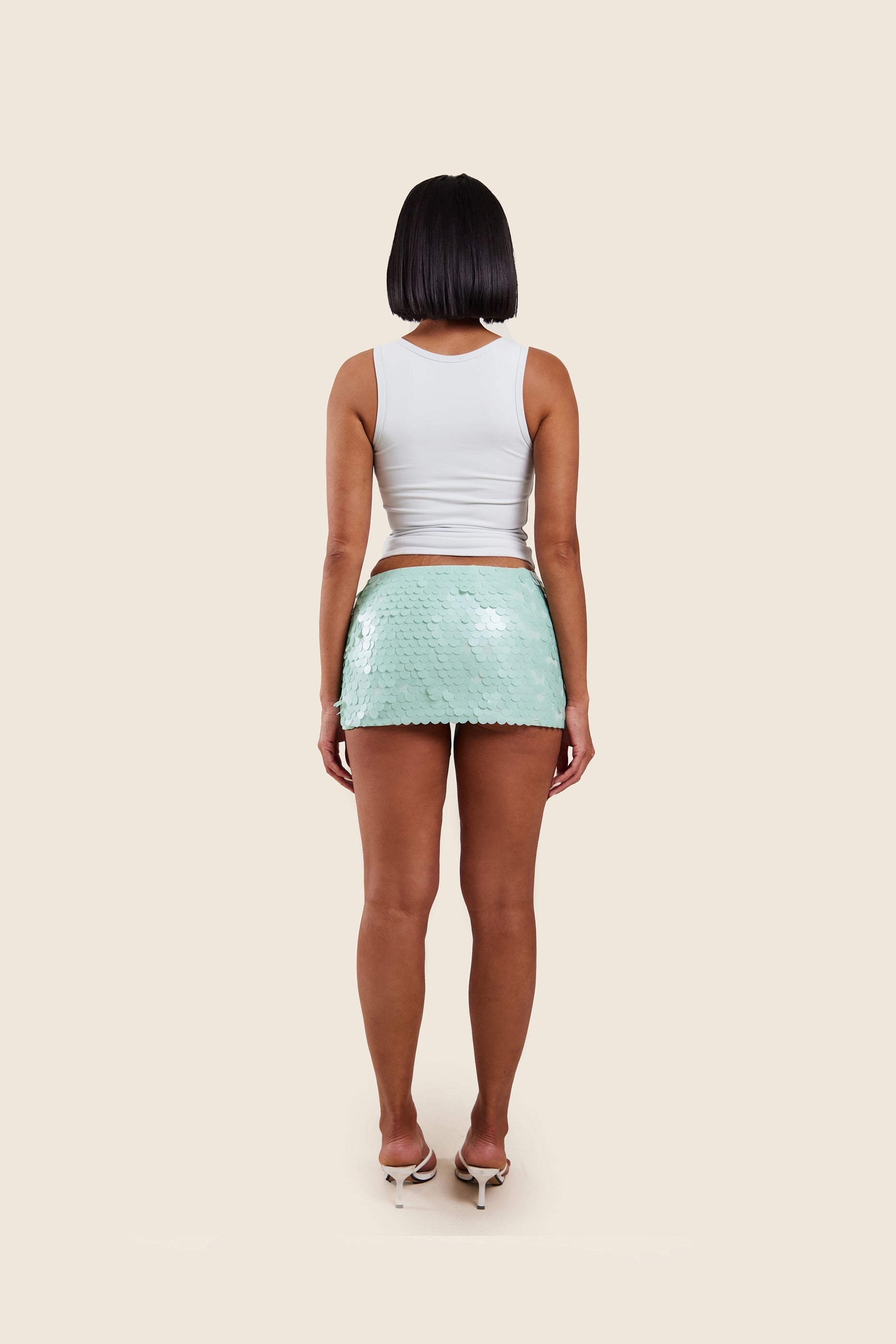 The Sculpt Vest in Baby Blue