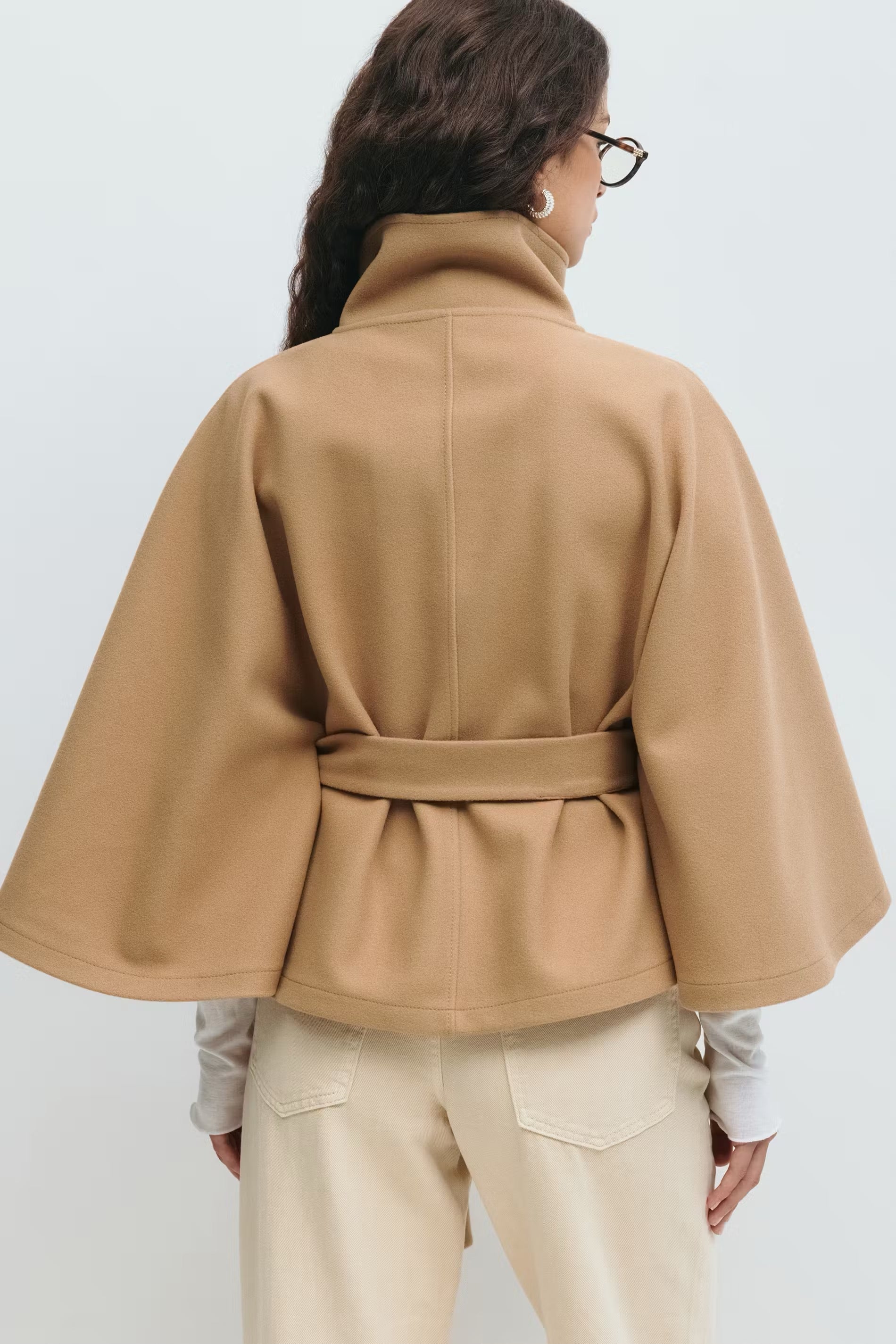 Camila | Belt Cape Jacket