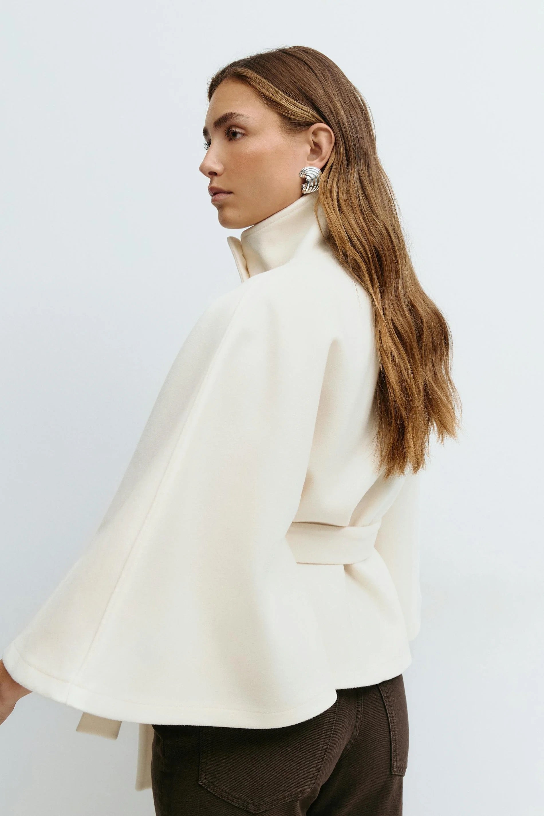 Camila | Belt Cape Jacket