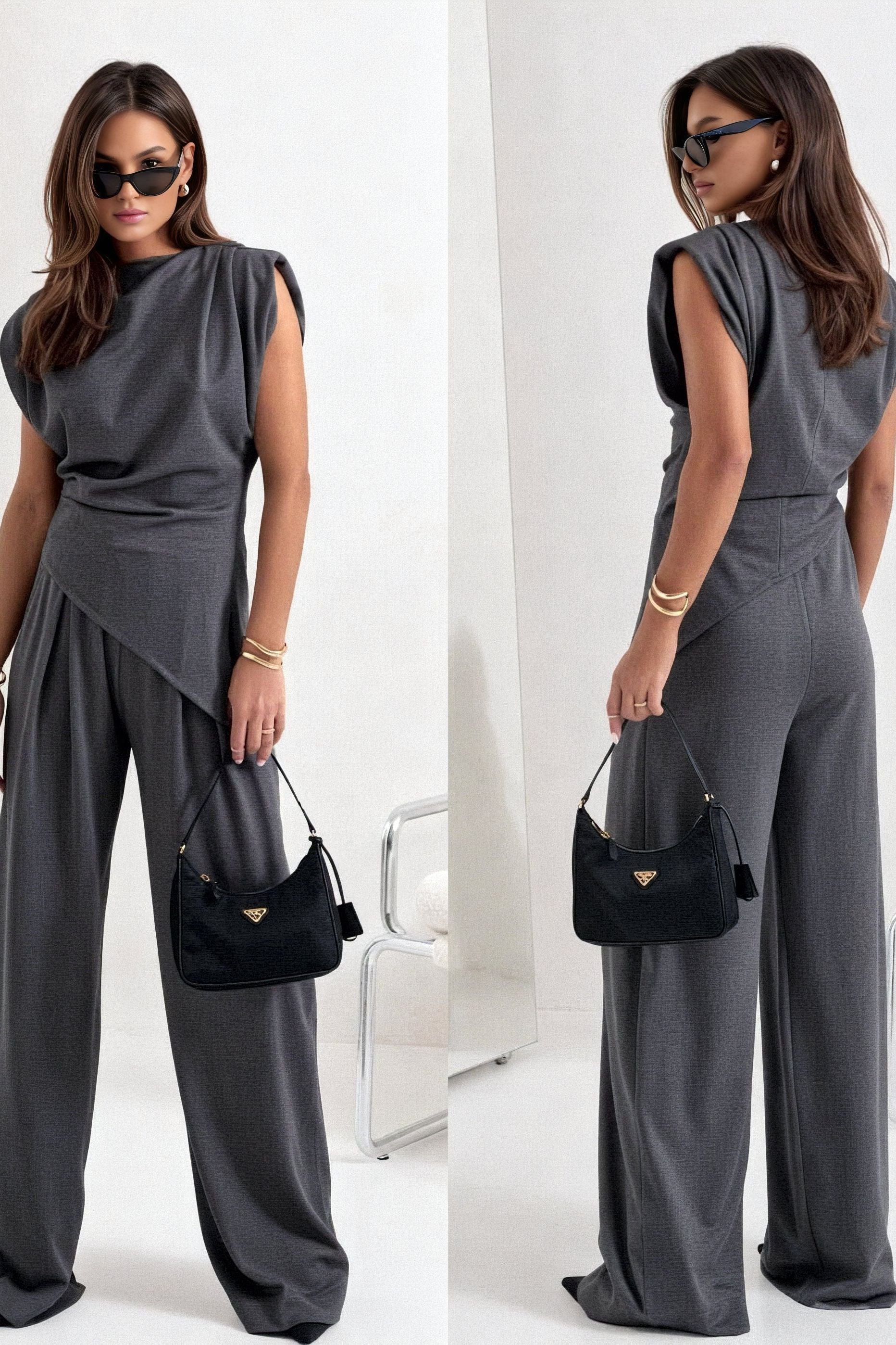 Millie | Sleeveless Two-Piece Set