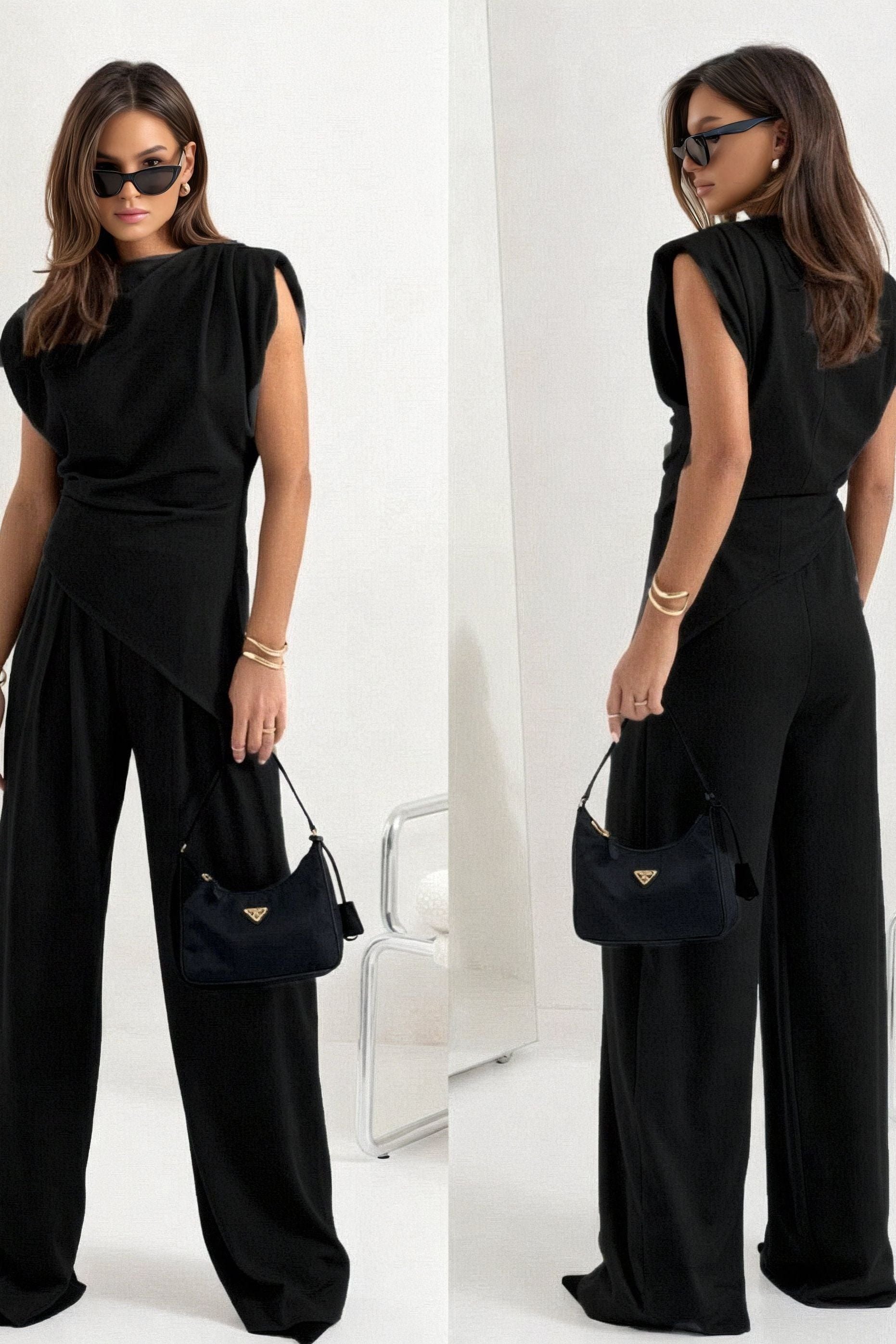 Millie | Sleeveless Two-Piece Set