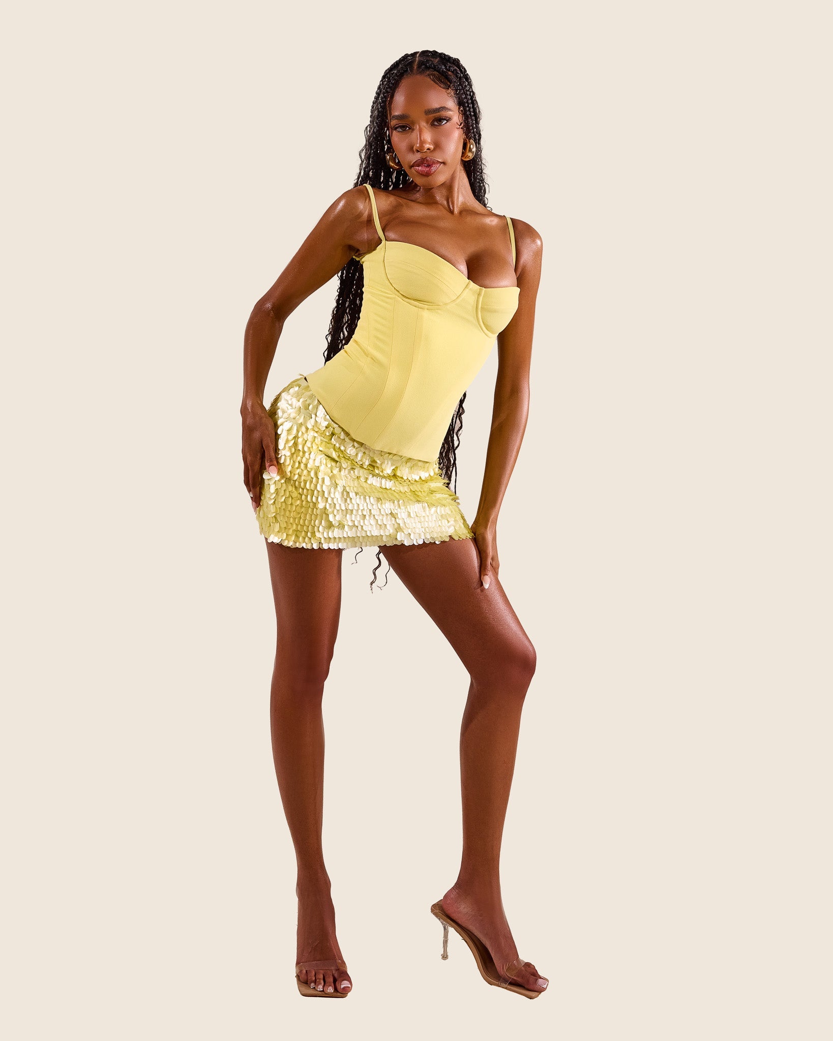 The Shimmi Mini in Lemon
