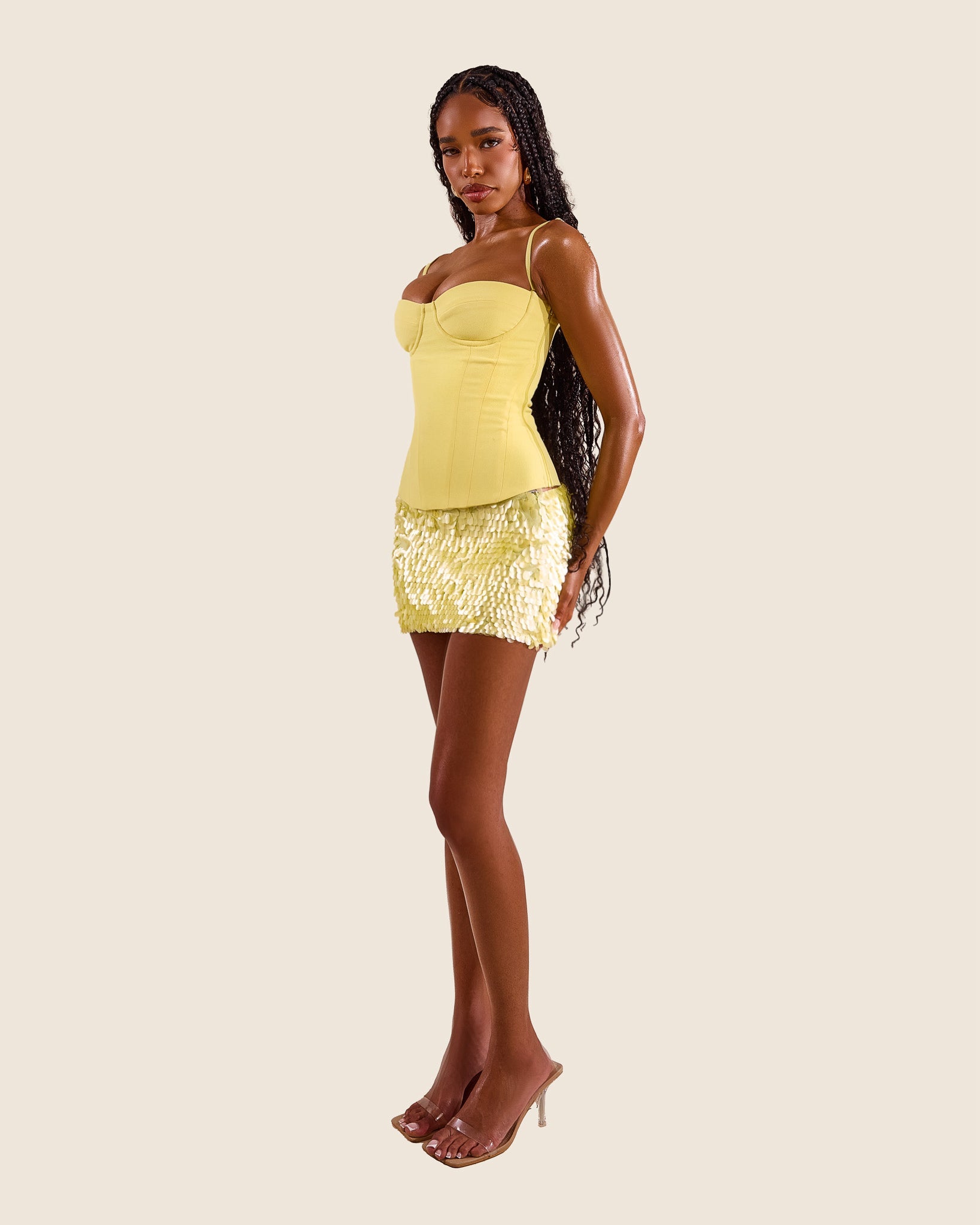 The Shimmi Mini in Lemon