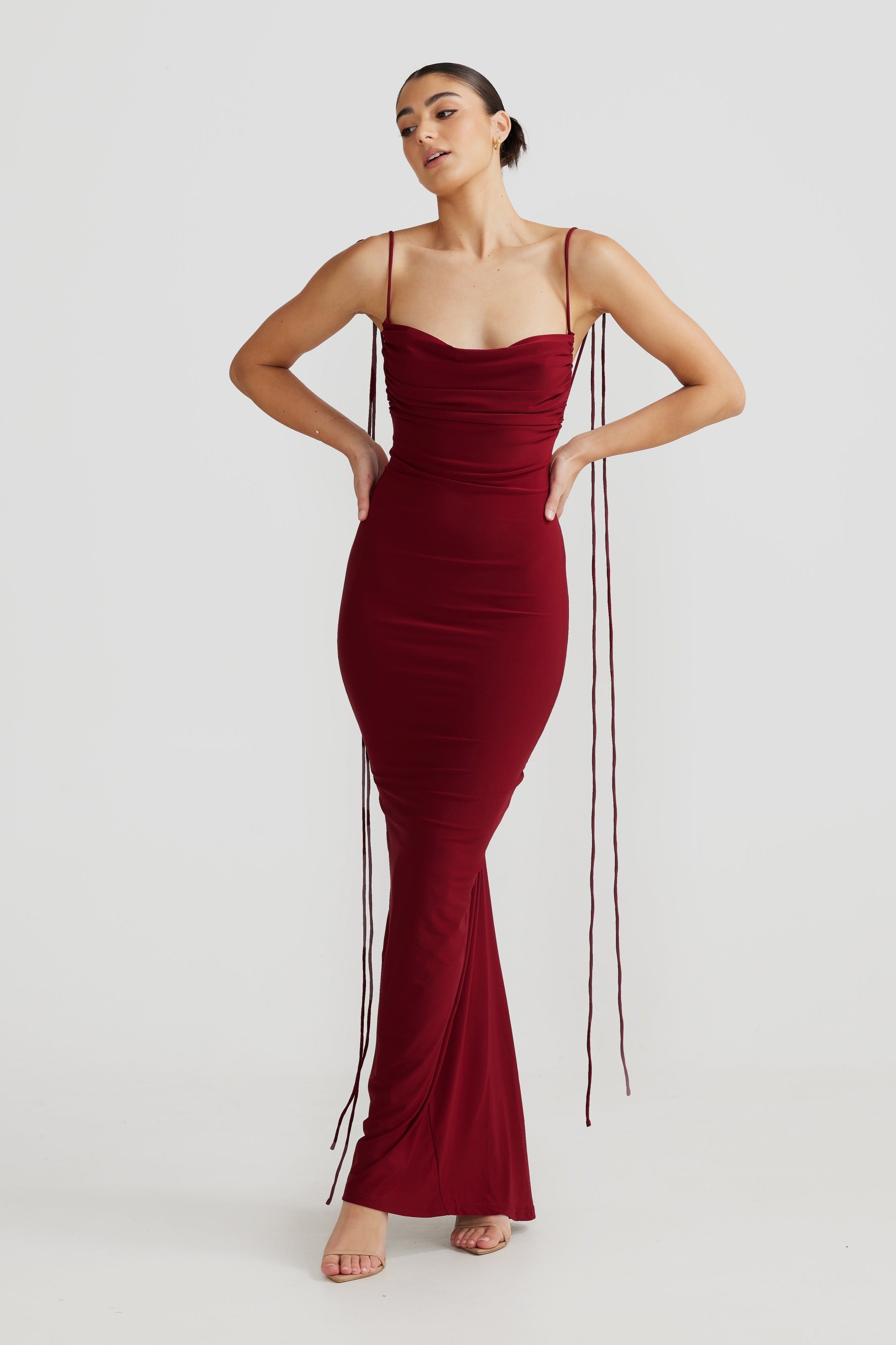 Jessy Long Lace Dress