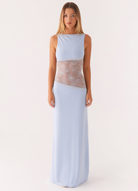 Noelia | Elegant Maxi Dress with Lace Details
